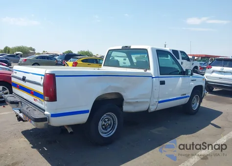 1997 Chevrolet C1500 Fleetside W/T из США, поврежденный, VIN 1GCEC14WXVZ156678